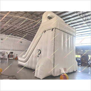 White Commercial Blow Up Slide Best Outdoor Playground Equipment Inflatable Pool Slide For Sale