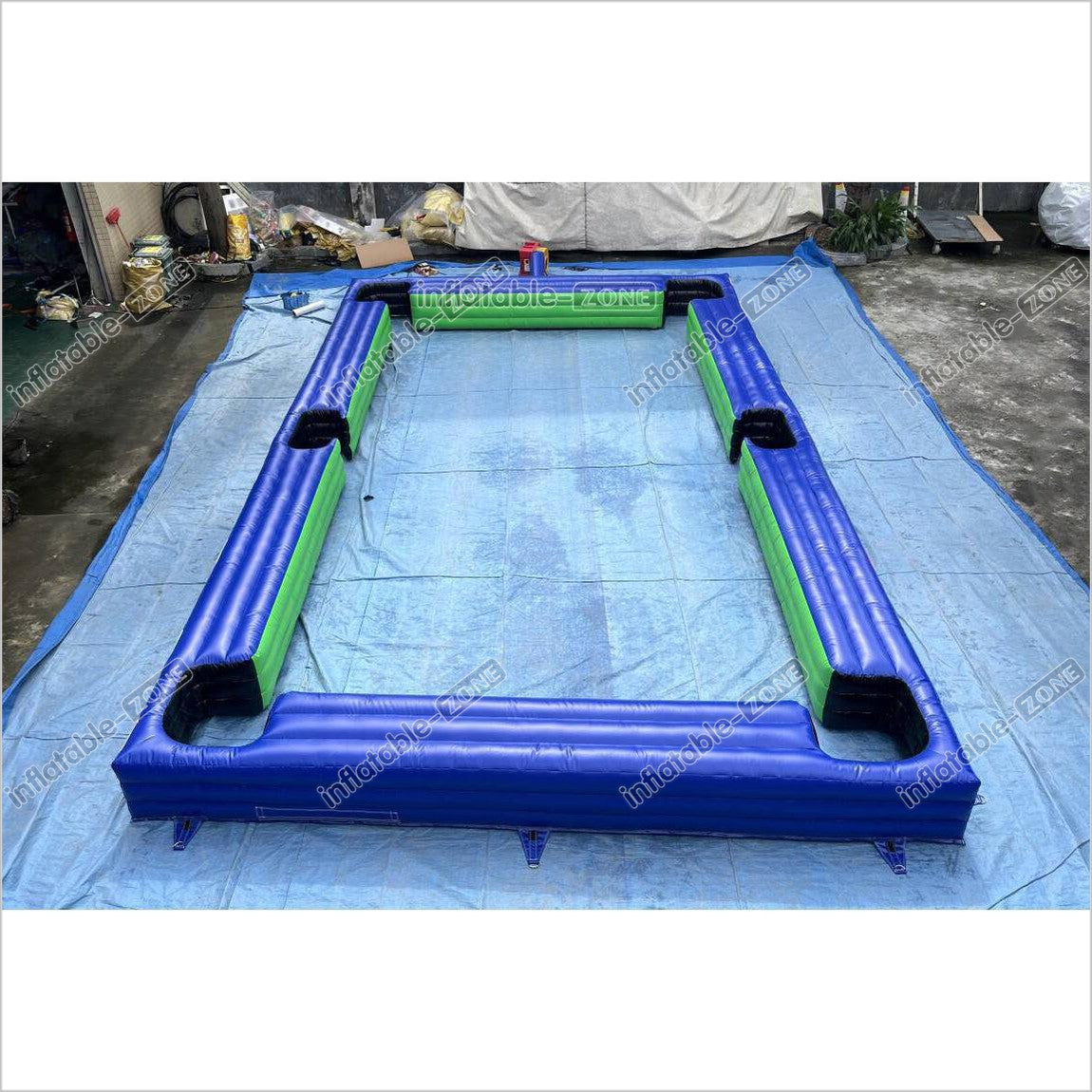Attractive Inflatable Pool Table Arena Snooker Ball Game Soccer Billia ...