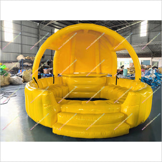 Water Play Activity Inflatable Pool With Fridge Beach Tent Canopy Inflatable Floating Bar For Pool