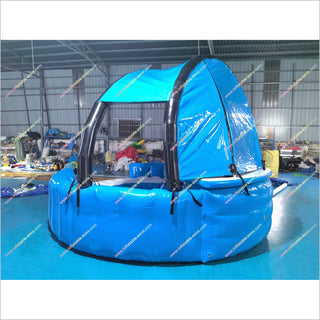Commercial Luxury Inflatable Pool With Fridge Canopy Seats Blow Up Swimming Pool Bar Water Activity For Backyard
