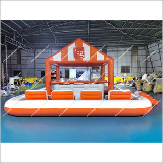 Inflatable Pool With Seats And Bar Backyard Party Tent Rental Large Swimming Pool For Adults