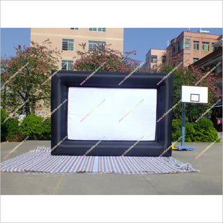 Inflatable Projector Movie Screen Open Air Backyard Movie Party Inflatable Screen For Projector