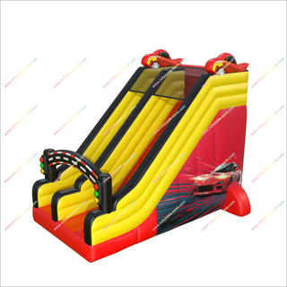 Inflatable Racing Slide Activity Play Center Cars Party Traffic Light Arch Small Inflatable Slide For Pool