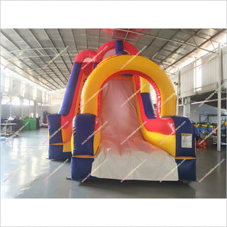 Best Home Playground Inflatable Rainbow Slide Bouncy Castle Big Slide Inflatable Backyard Pool Arch Slide