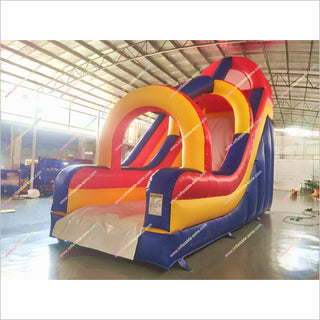 Best Home Playground Inflatable Rainbow Slide Bouncy Castle Big Slide Inflatable Backyard Pool Arch Slide
