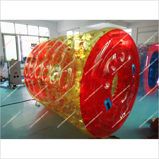 Inflatable Roller Wheel Human Hamster Ball Rental Aquatic Adventure Water Park Inflatable Rolling Ball For Adults