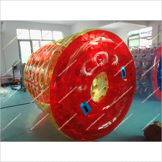 Inflatable Roller Wheel Human Hamster Ball Rental Aquatic Adventure Water Park Inflatable Rolling Ball For Adults