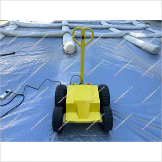 Inflatable Rolling Machine Double Wheels Easy Roller Bouncy Castle Inflatable Product Packaging Machine With Handle