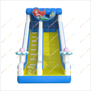 Mermaid-Themed Inflatable Slide Adults Outdoor Activities Backyard Bouncing Playground Equipment Jumper Slide For Sale