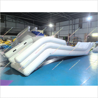 Inflatable Slide Yacht Water Floating Play Equipment Inflatable Boat Water Slide Luxury Yachts For Sale