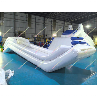 Inflatable Slide Yacht Water Floating Play Equipment Inflatable Boat Water Slide Luxury Yachts For Sale