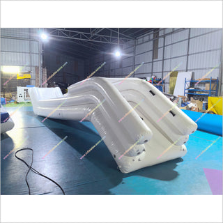 Inflatable Slide Yacht Water Floating Play Equipment Inflatable Boat Water Slide Luxury Yachts For Sale