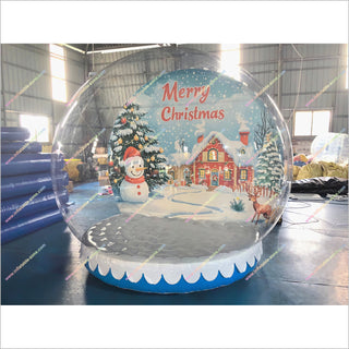Festive Inflatable Snow Globe Hire Near Me Christmas Inside Personalized Snow Globe With Picture
