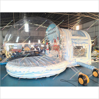 Happy Holidays Inflatable Snowman Snow Globe My First Christmas Snow Globe For Adults