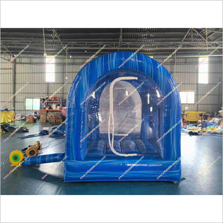 Rent Inflatable Snow Globe With Picture Inside Transparent Air Dome Christmas Snow Globes For Sale