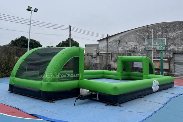 Giant Inflatable Soap Football Pitch Playground Soccer Field For Outdoor Sport And Play
