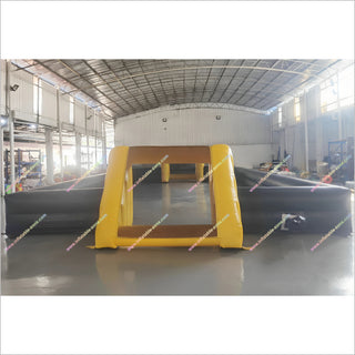 Indoor Football Pitches Near Me Inflatable Play Arena Yellow And Black Inflatable Soccer Field For Sale