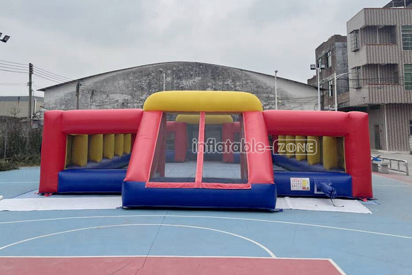 Fun Inflatable Soccer Field Pitch Big Outdoor Sport Game Inflatable Football Soap Court For Playground