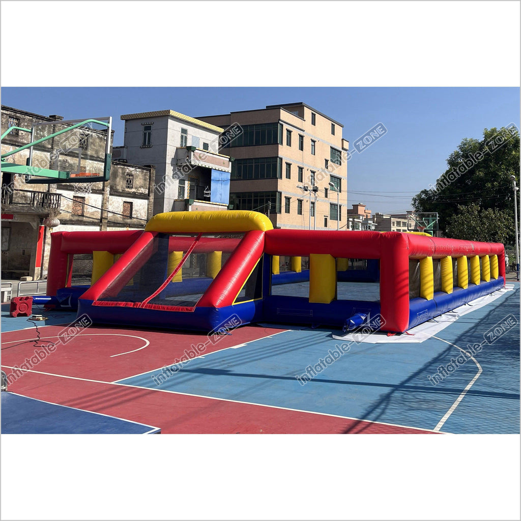 Asu Inflatable Field Giant Inflatable Soccer Field Bounce Round Inflatable Football Fun Spo