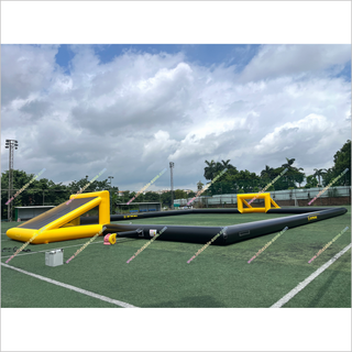 Outdoor Sports Center Football Pitch Games Inflatable Soccer Field Rental Nearby Soap Football Arena