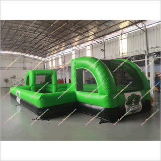 Indoor Football Court Arena Sports Inflatable Fun Zone Soap Playground Inflatable Soccer Field Hire