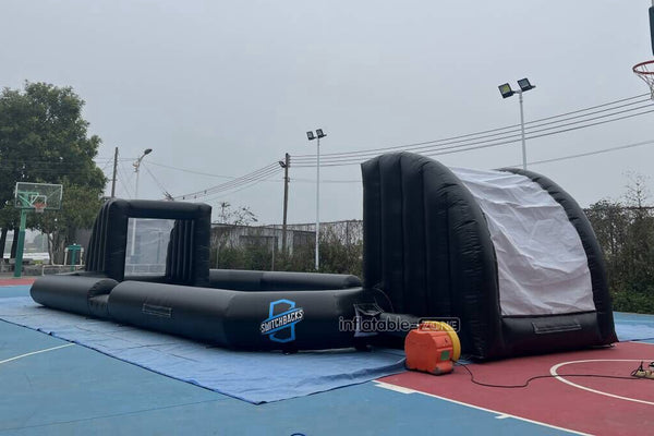Outdoor Playground Sports Games Inflatable Soccer Field Blow Up Inflatable Football Arena