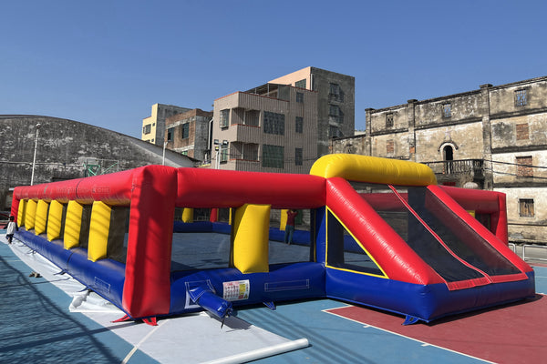 Giant Inflatable Soccer Field Bounce Round Inflatable Football Fun Sports Court
