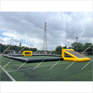 Outdoor Sports Center Football Pitch Games Inflatable Soccer Field Rental Nearby Soap Football Arena