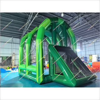 Inflatable Soccer Goal Bounce House Arena Football Field Goal Inflatable Interactive Penalty Shootout Game