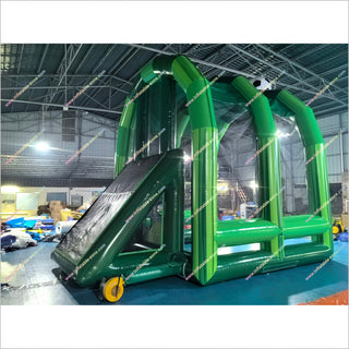 Inflatable Soccer Goal Bounce House Arena Football Field Goal Inflatable Interactive Penalty Shootout Game