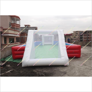 Inflatable Soccer Pitch Blow Up Football Field Outdoor Group Games Inflatable Water Soccer Field For Rent
