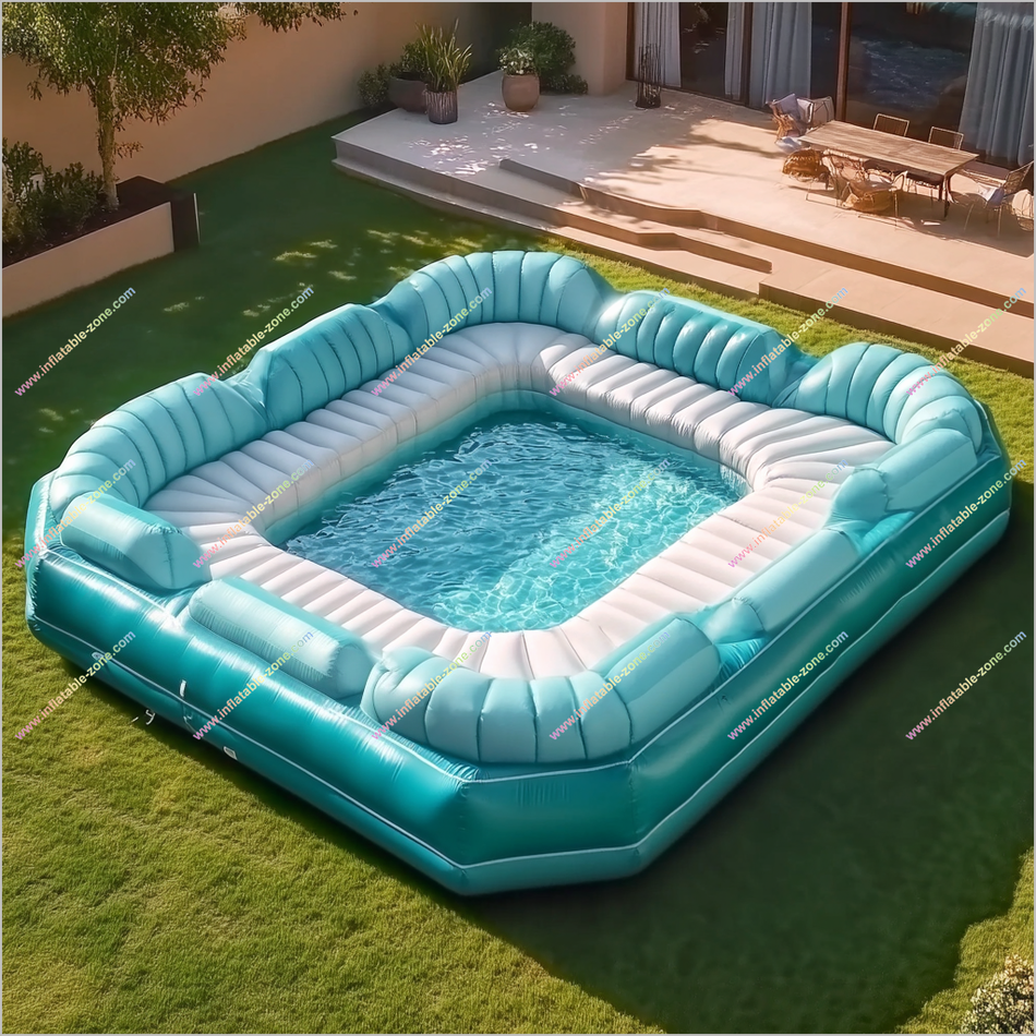 Eco-Friendly Sofa Inflatable Couch Pool In The Middle Swimming Pool Wi
