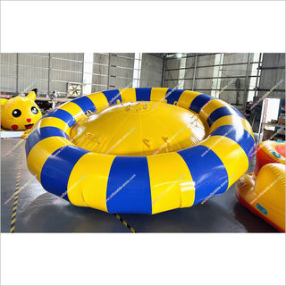 Floating Water Sports Inflatable Spinner Gyro Spinning Towable Water Tube Inflatable Disco Boat For Sale