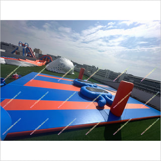 Inflatable Sports Court Air Trampoline Park Outdoor Team Games Inflatable Play Equipment For Sale