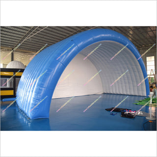 Advertising Exhibition Inflatable Stage Tent Portable Stage Cover Commercial Event Tent Inflatable Sports Tunnel Rental
