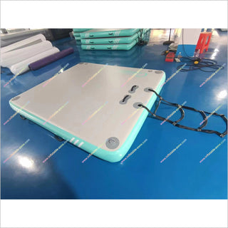 Inflatable Swimming Platform Water Mat Float Fishing Pontoon Boat Inflatable Floating Dock For Lake