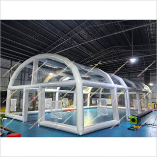 above ground pool tent Large Transparent Inflatable Swimming Pool Dome Cover Inflatable Air T