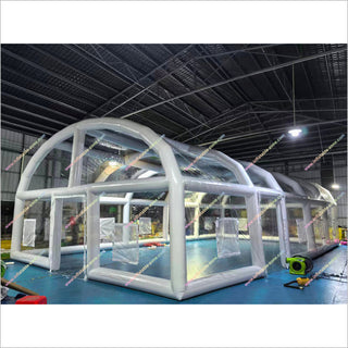 Large Transparent Inflatable Swimming Pool Dome Cover Inflatable Air Tents Above Ground Pool Enclosures