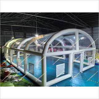 Large Transparent Inflatable Swimming Pool Dome Cover Inflatable Air Tents Above Ground Pool Enclosures