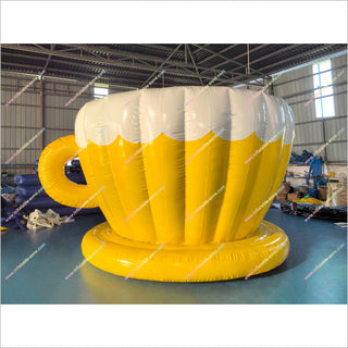 Inflatable Tea Cup Pools Backyard Garden Party Decorations Water Fun Play Teacup Inflatable Pool For Sale