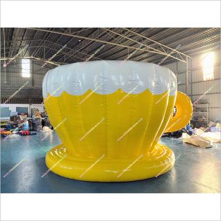 Inflatable Tea Cup Pools Backyard Garden Party Decorations Water Fun Play Teacup Inflatable Pool For Sale