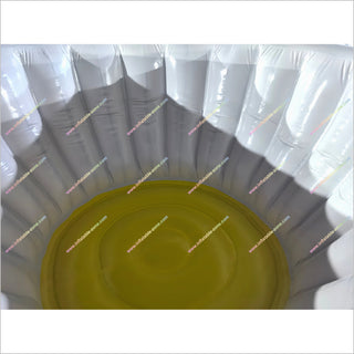 Yellow And White Inflatable Teacup Pool Real Water Play Area Near Me Teacup Inflatable Pool For Adults
