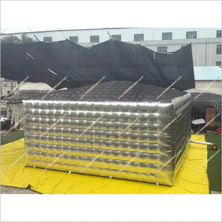 Inflatable Tent Nightclub Camping Tent Cube Silver Advertising Inflatable Event Tents For Sale