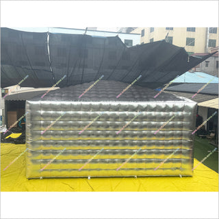 Inflatable Tent Nightclub Camping Tent Cube Silver Advertising Inflatable Event Tents For Sale