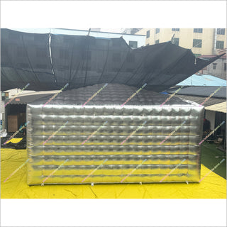 Inflatable Tent Nightclub Camping Tent Cube Silver Advertising Inflatable Event Tents For Sale