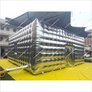 Inflatable Tent Nightclub Camping Tent Cube Silver Advertising Inflatable Event Tents For Sale