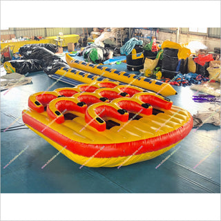 Water Sport Fun Inflatable Towable Tubes 11 Seater Drift Slider Bumper Boat Inflatable Speed Boat