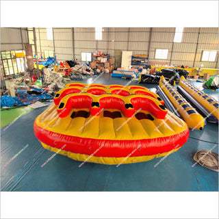 Water Sport Fun Inflatable Towable Tubes 11 Seater Drift Slider Bumper Boat Inflatable Speed Boat