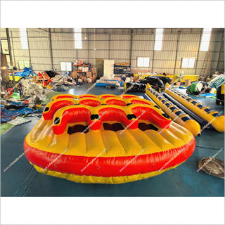 Water Sport Fun Inflatable Towable Tubes 11 Seater Drift Slider Bumper Boat Inflatable Speed Boat
