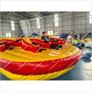 Water Sport Fun Inflatable Towable Tubes 11 Seater Drift Slider Bumper Boat Inflatable Speed Boat